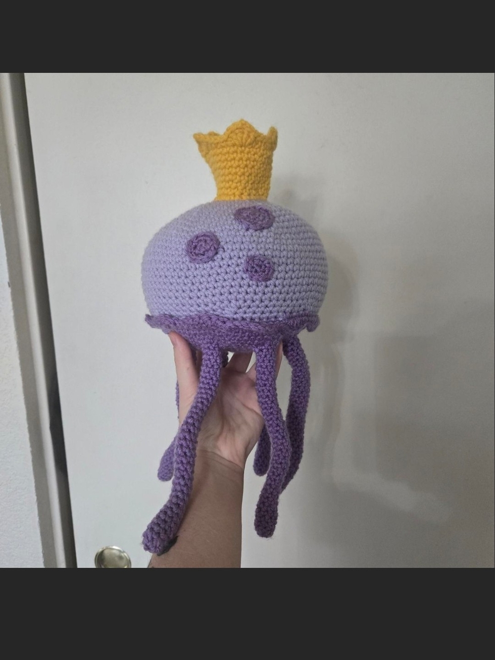 Handmade Crochet Spongebob King Jellyfish